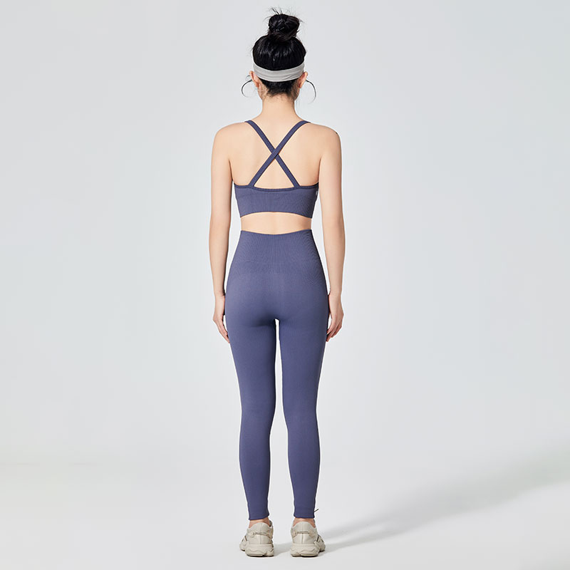 Leggings de sport colorés de type simple pour femmes 