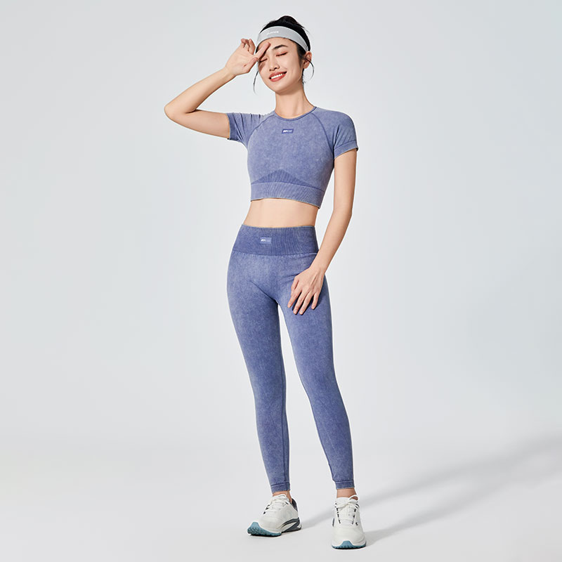 Legging de sport effet délavé