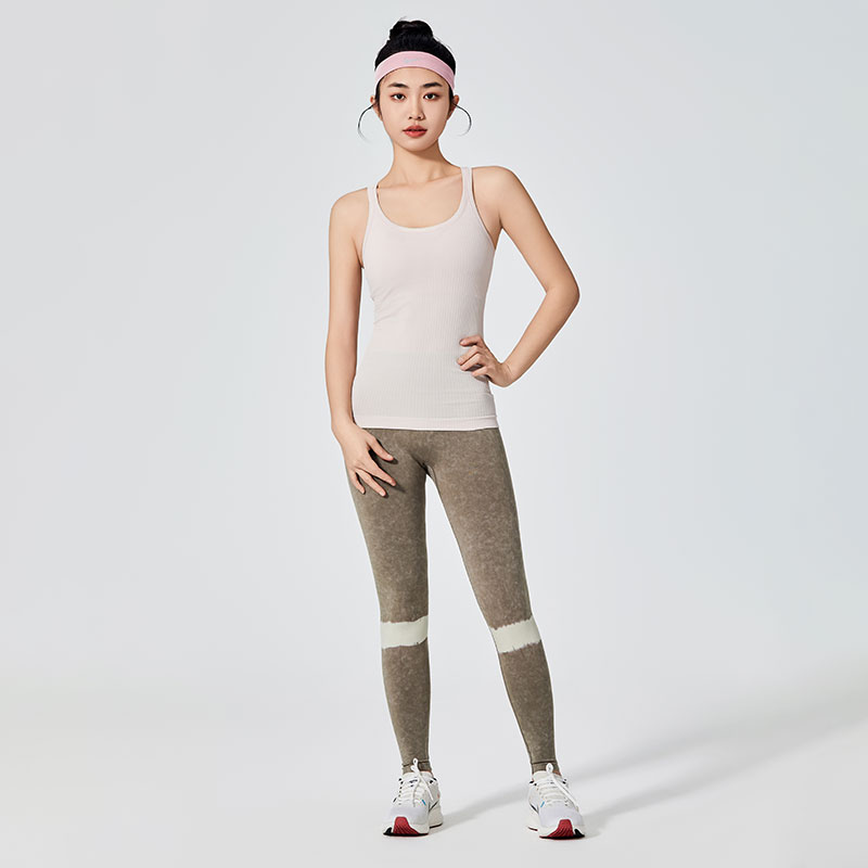 Leggings de sport à teinture caractéristique pour femmes