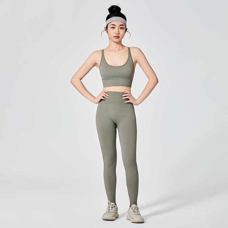 Leggings de sport colorés de type simple pour femmes
