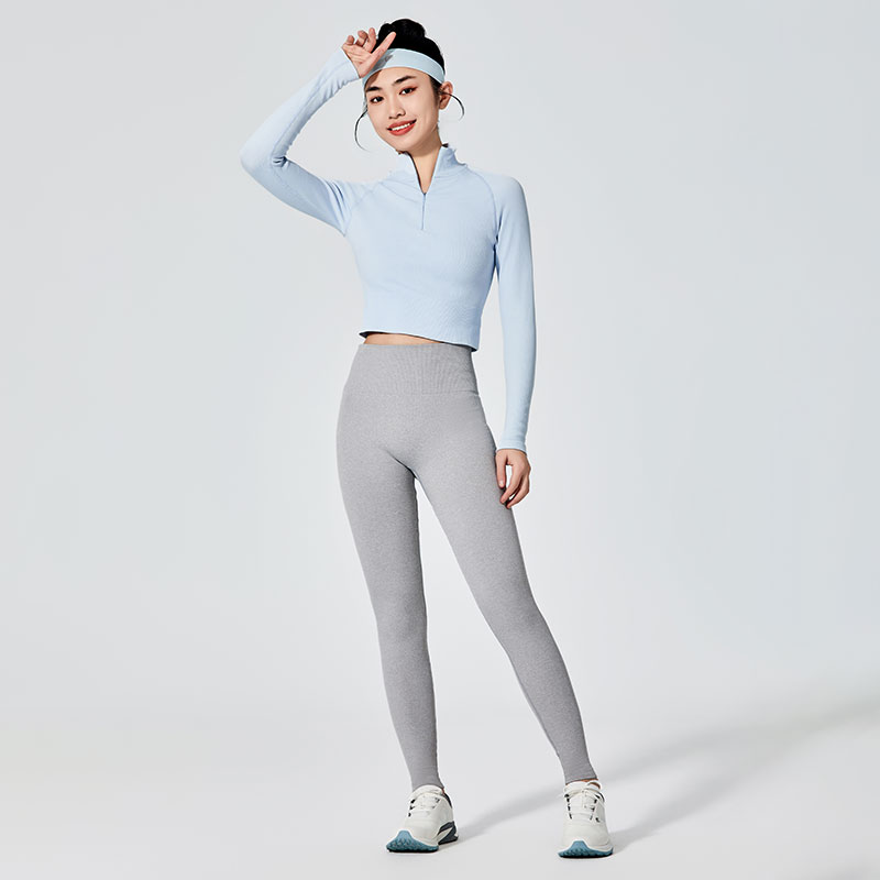 Leggings de sport gris pour femmes