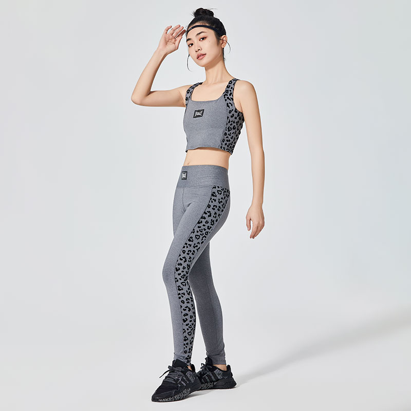 Leggings de sport imprimés léopard pour femmes