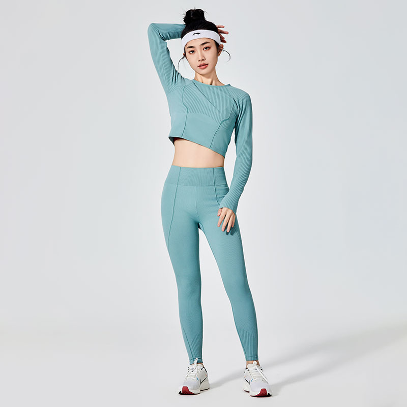 Leggings de sport à teinture unie pour femmes