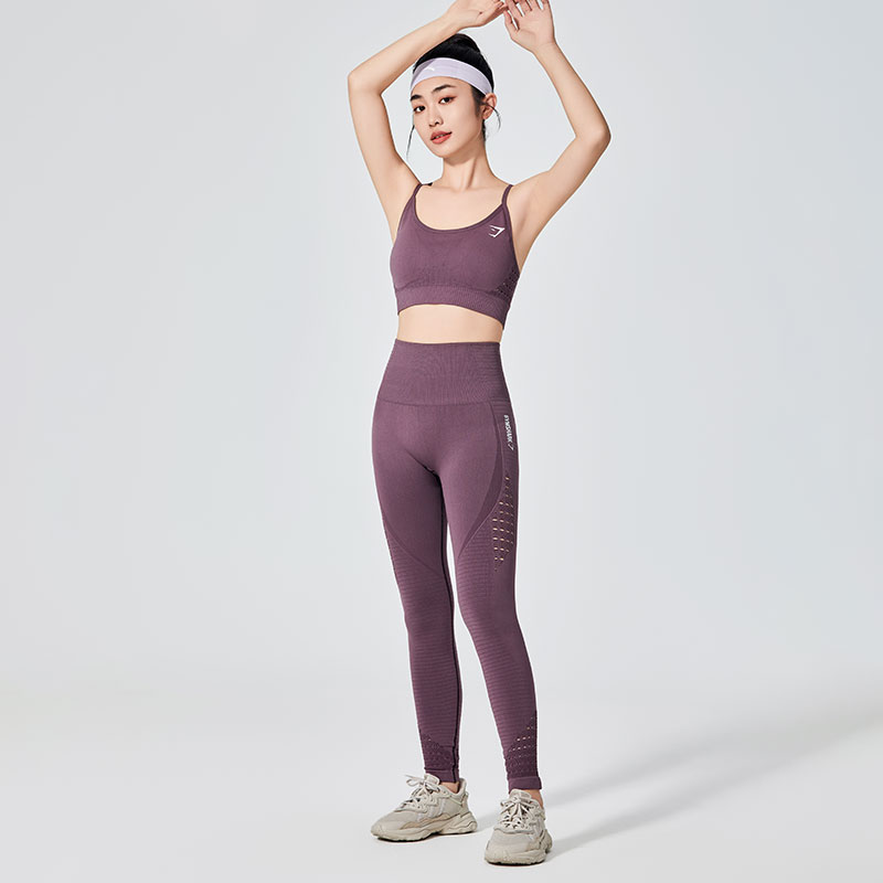 Leggings de sport pour femmes avec un design en maille