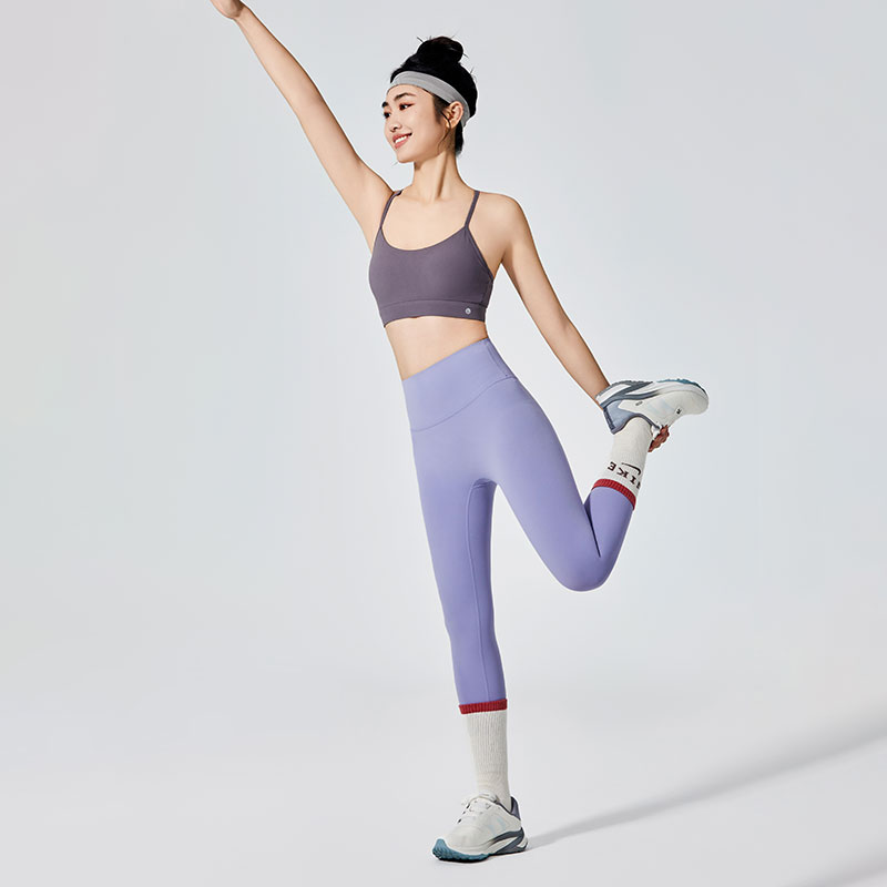 Leggings de sport violets pour femmes